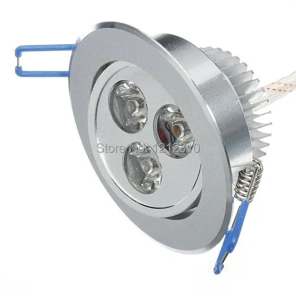 10pcs/lot 9W Ceiling downlight Epistar LED ceiling lamp Recessed Spot light 85V-245V for home illumination