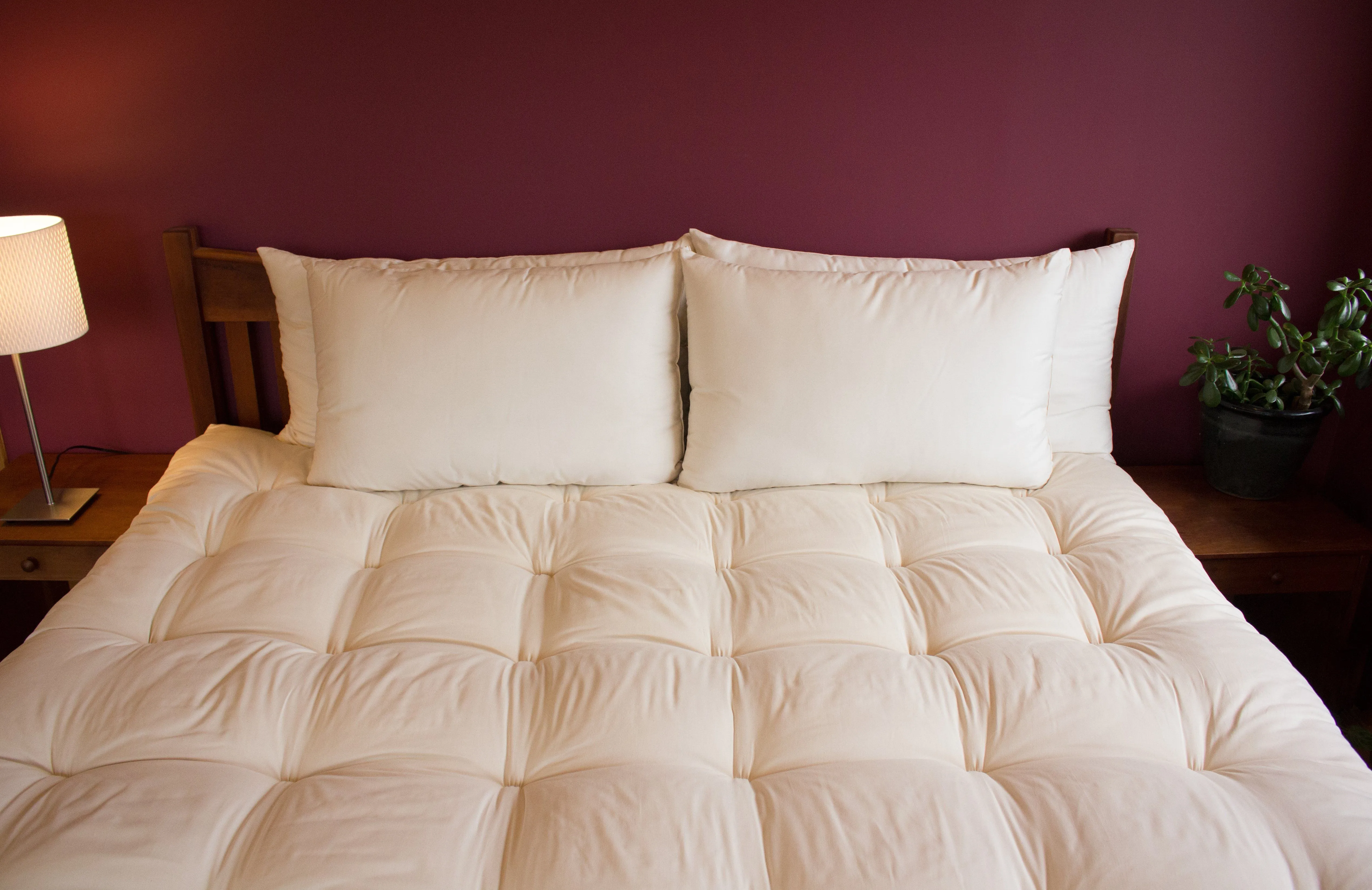 Certified Organic Wool Bed Pillows