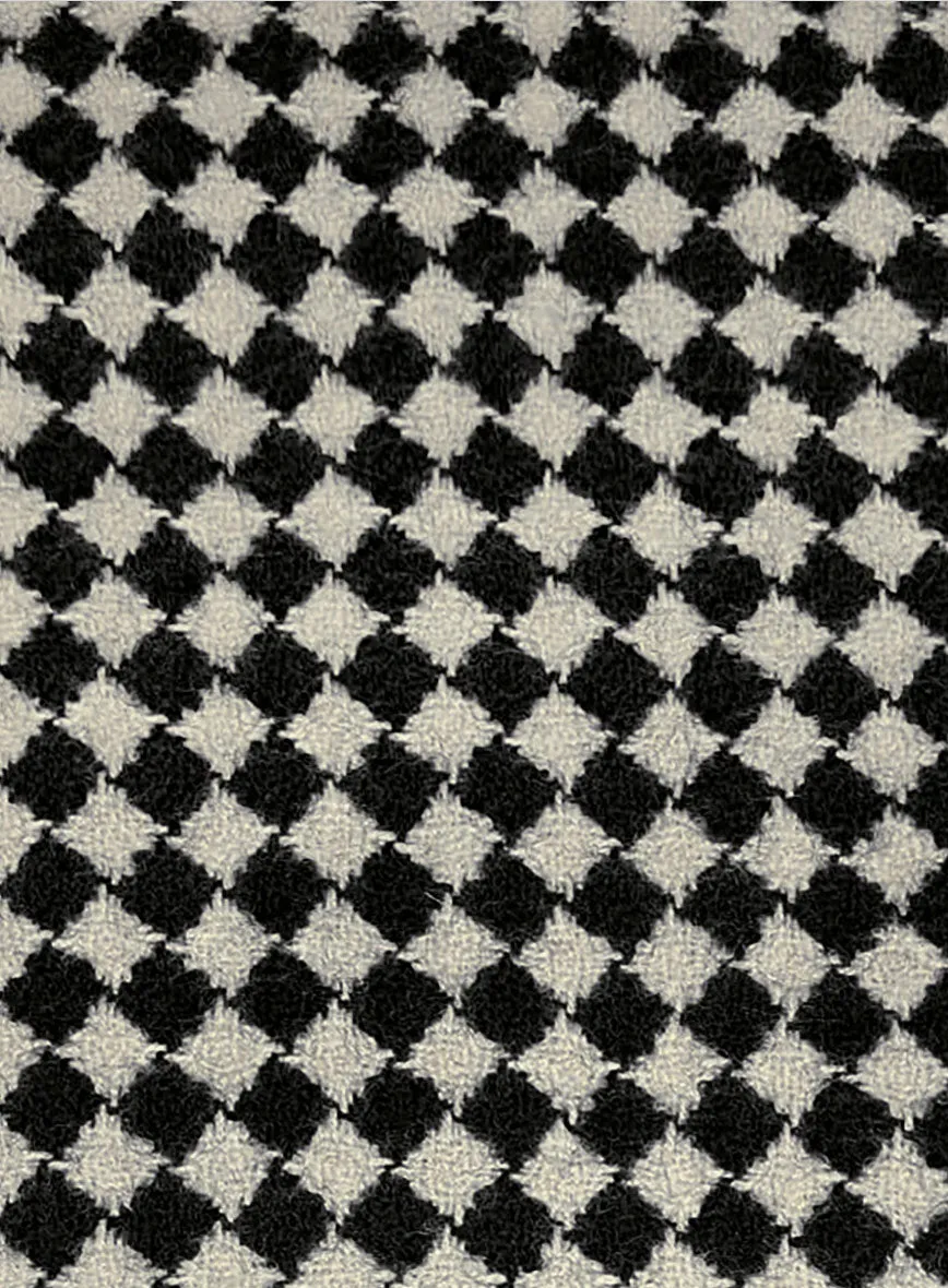 Diamond Noir Tweed Jacket