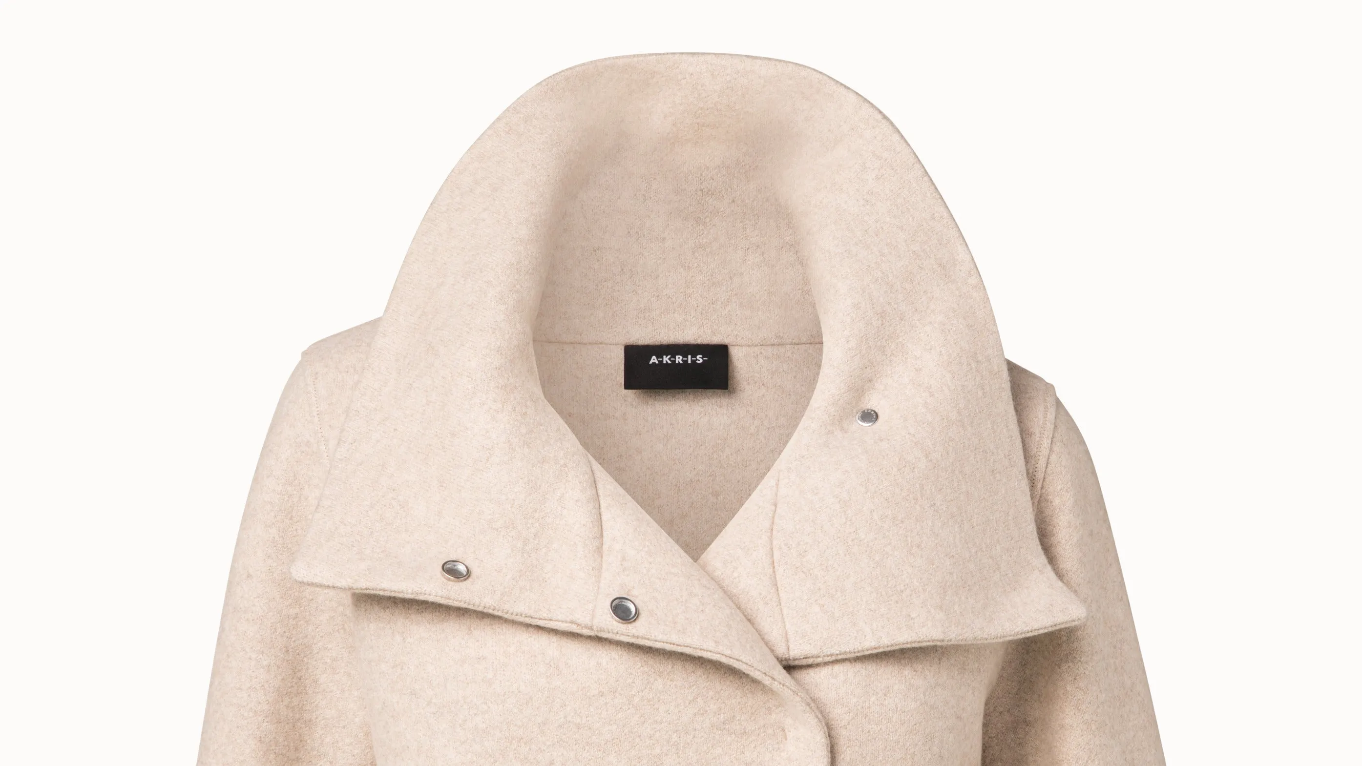 Elize Cashmere Jersey Oversized Jacket