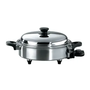 Heritage Steel 11″ Oil Core Electric Skillet