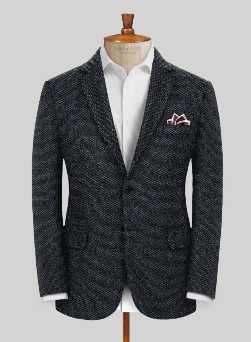 Highlander Heavy Blue Bedford Tweed Jacket