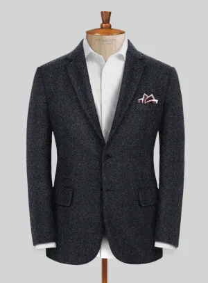 Highlander Heavy Blue Bedford Tweed Jacket