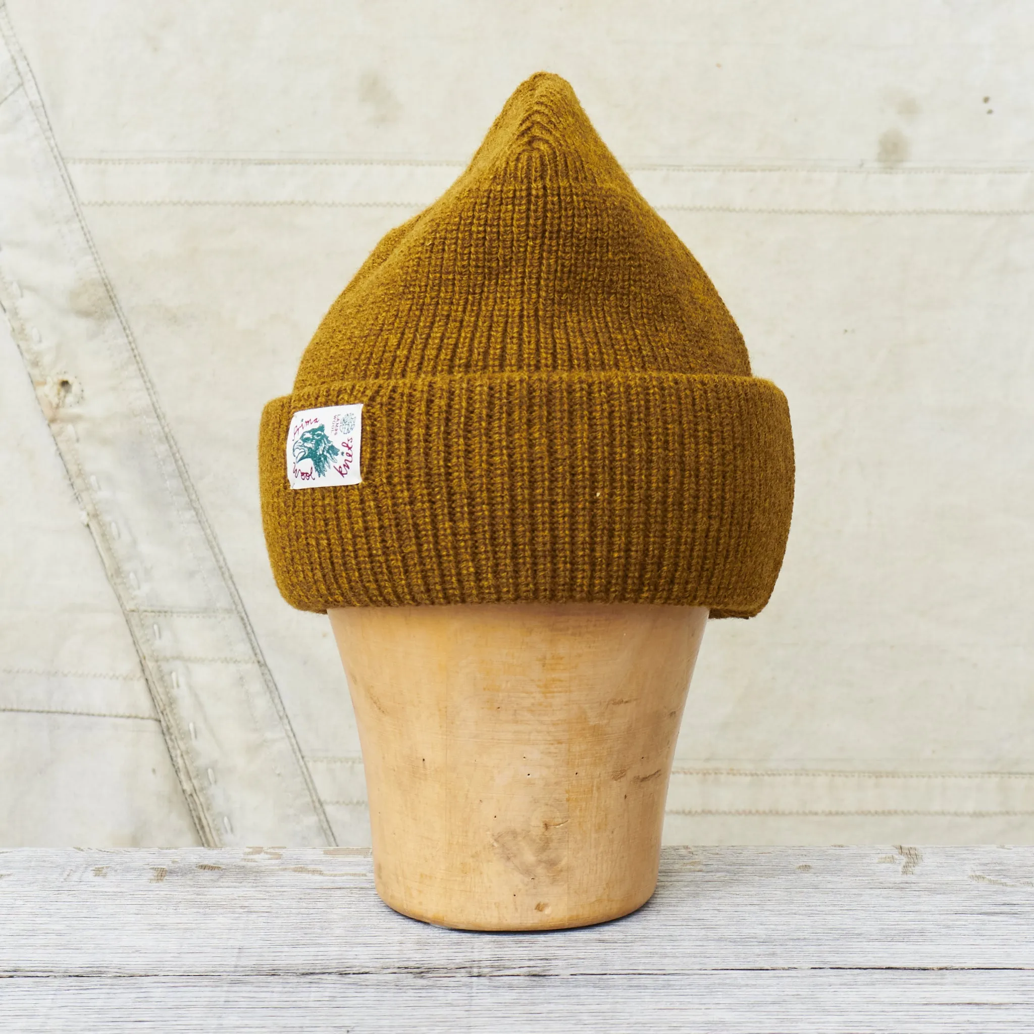 Indigofera Radec Rib Knit Wool Cap Hoope