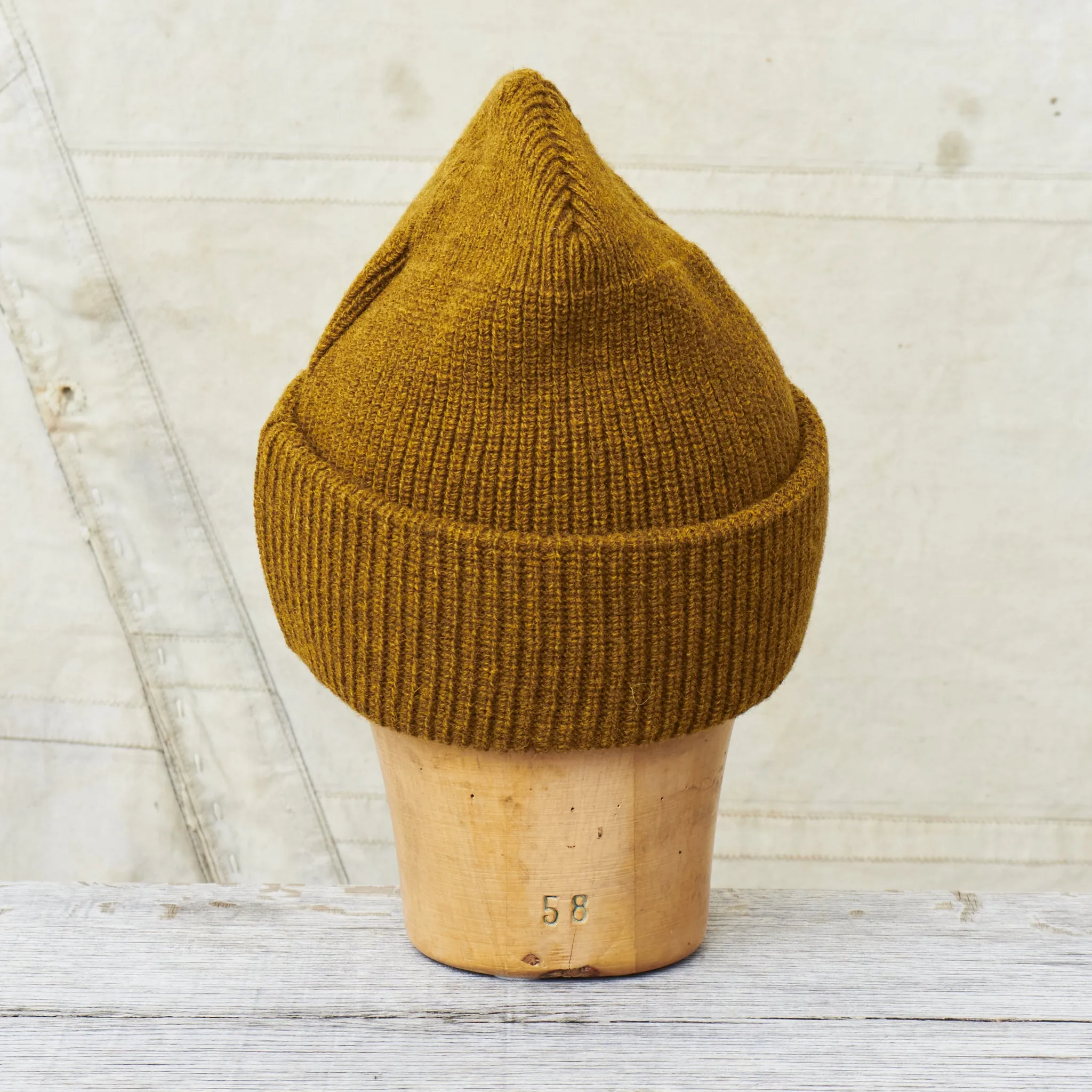 Indigofera Radec Rib Knit Wool Cap Hoope