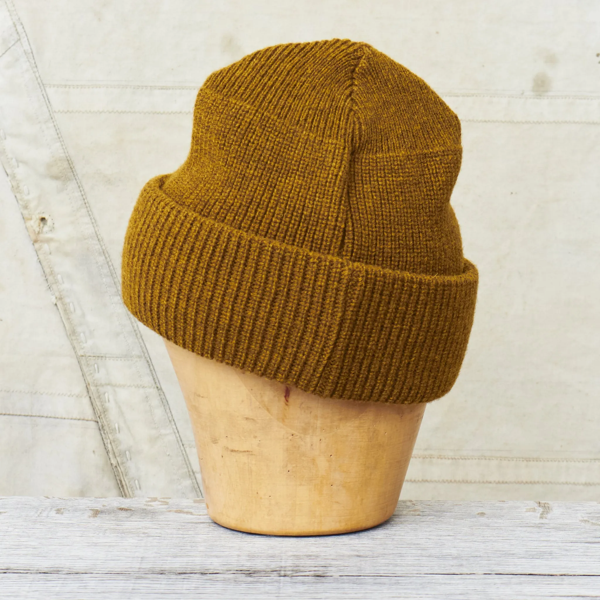 Indigofera Radec Rib Knit Wool Cap Hoope