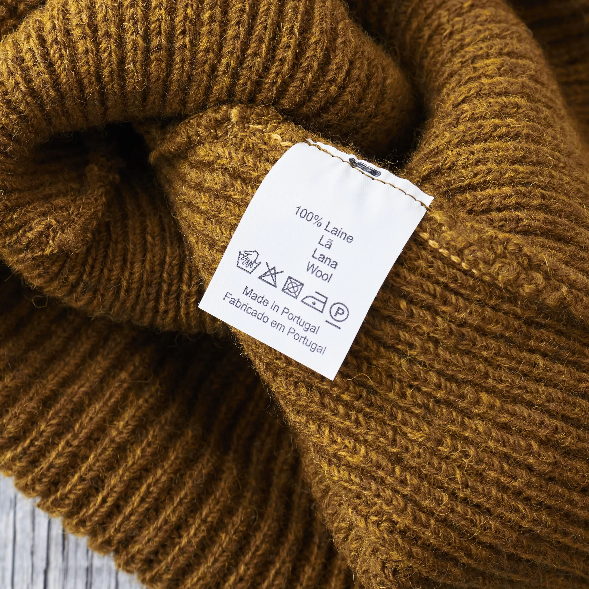 Indigofera Radec Rib Knit Wool Cap Hoope