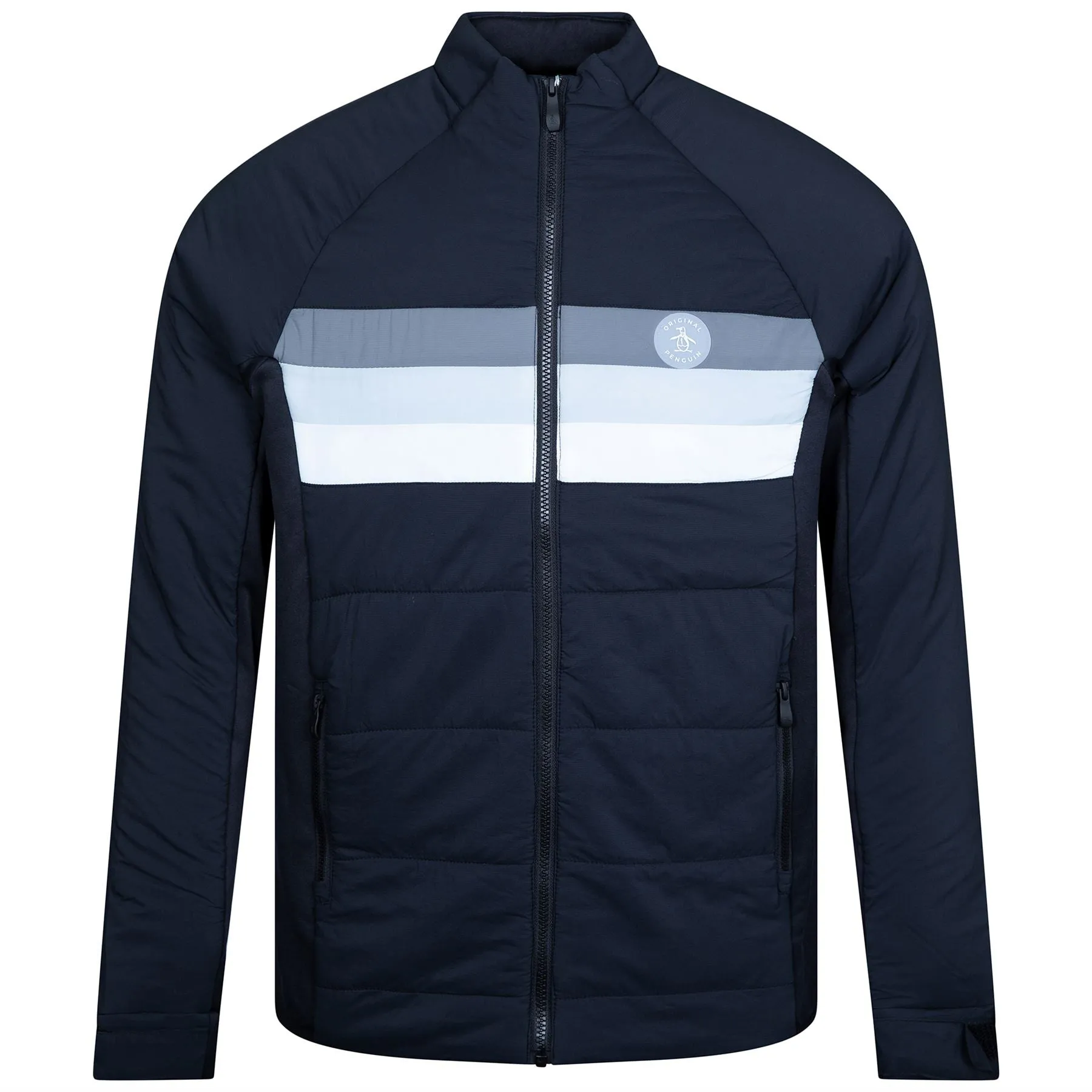 Insulated Mixed Media 70's Jacket Caviar - AW22