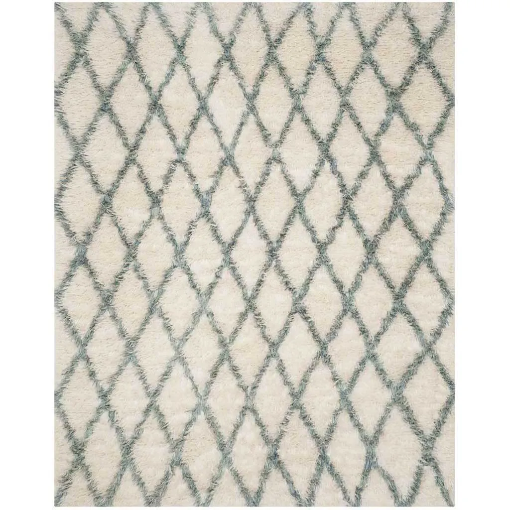 Kenya Ivory/Blue Area Rug