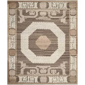 Kenya Ivory/Brown Area Rug