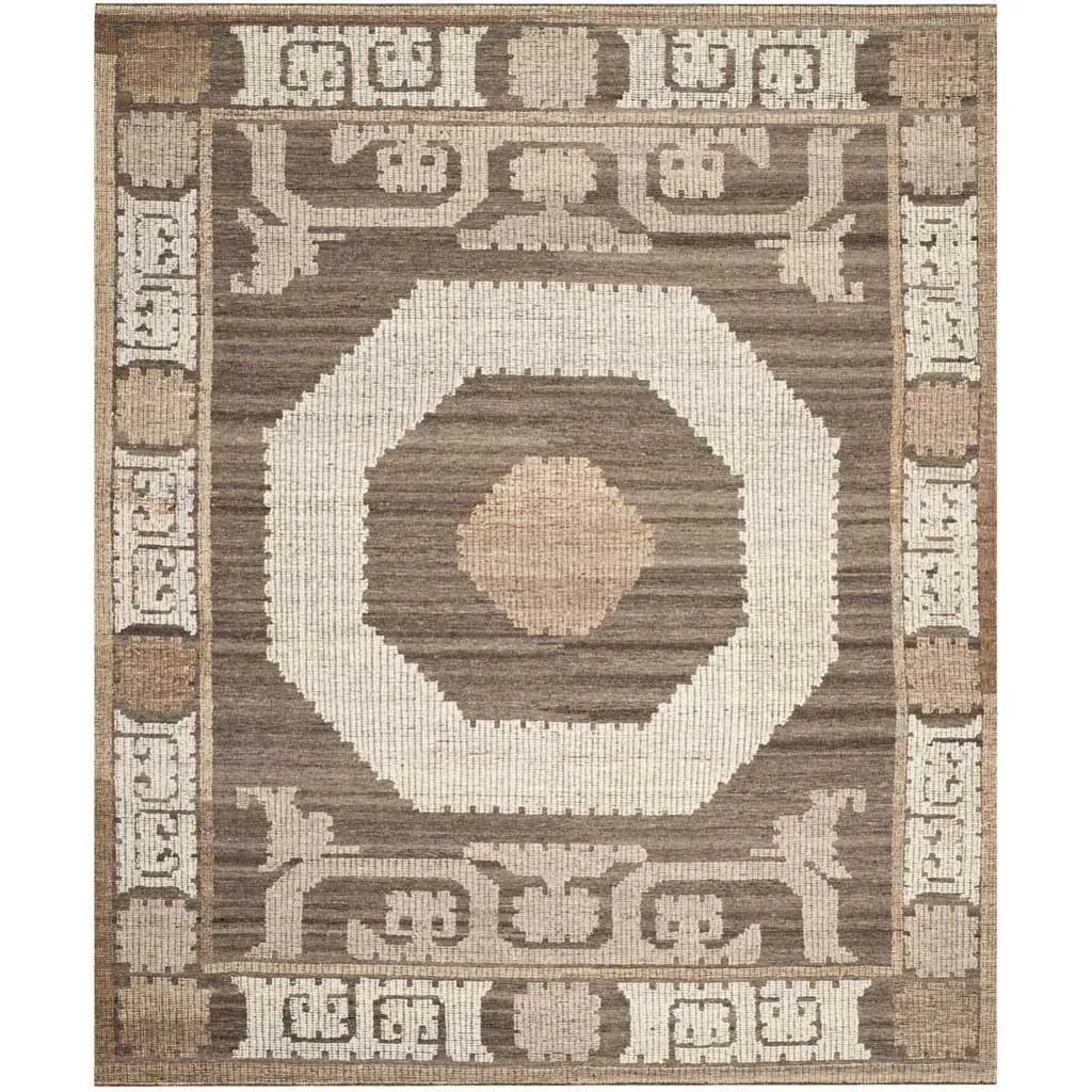 Kenya Ivory/Brown Area Rug