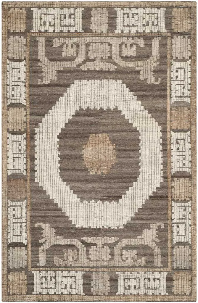 Kenya Ivory/Brown Area Rug