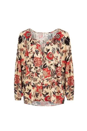Lunara Dolores Floral Blouse