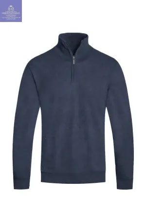 Men's Stylish Knit Quarter-Zip Pullover