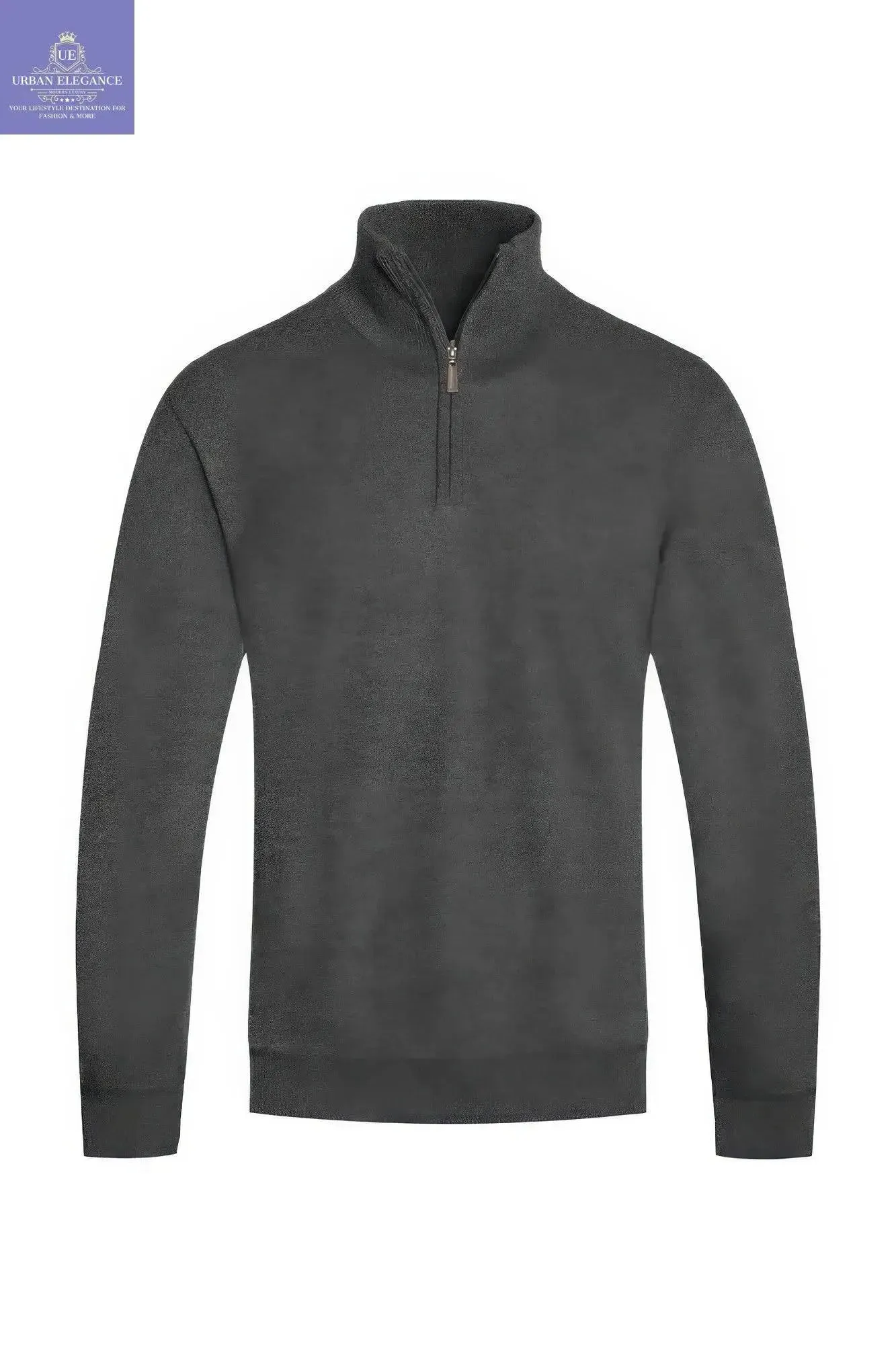 Men's Stylish Knit Quarter-Zip Pullover