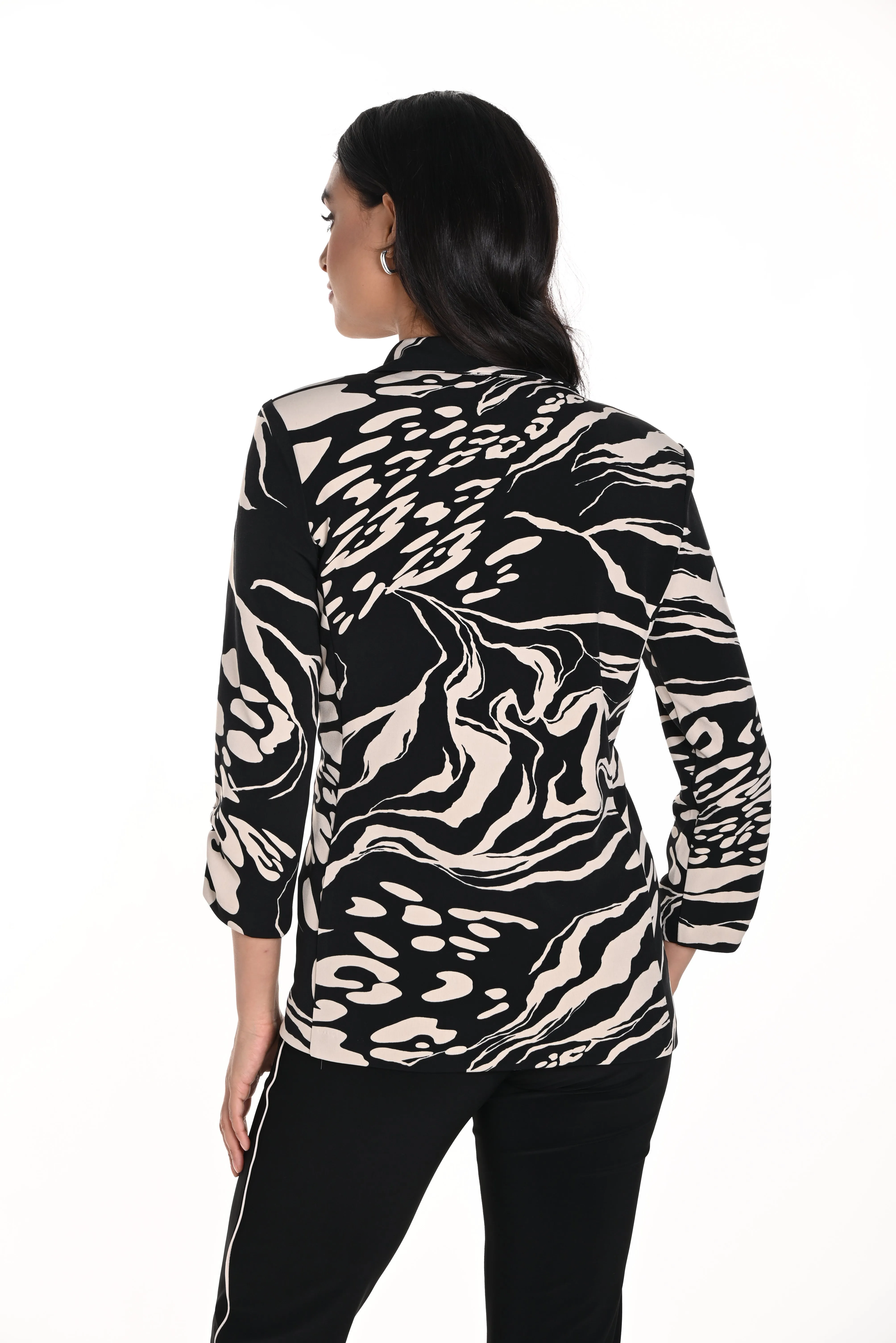 Open Front Regular Fit Jacket