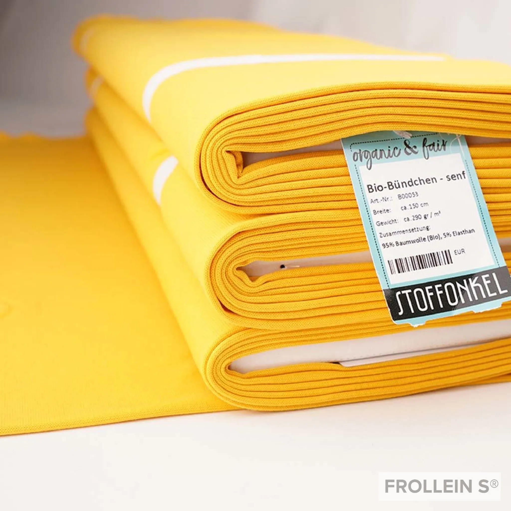 Organic Ribbing - Mustard Yellow