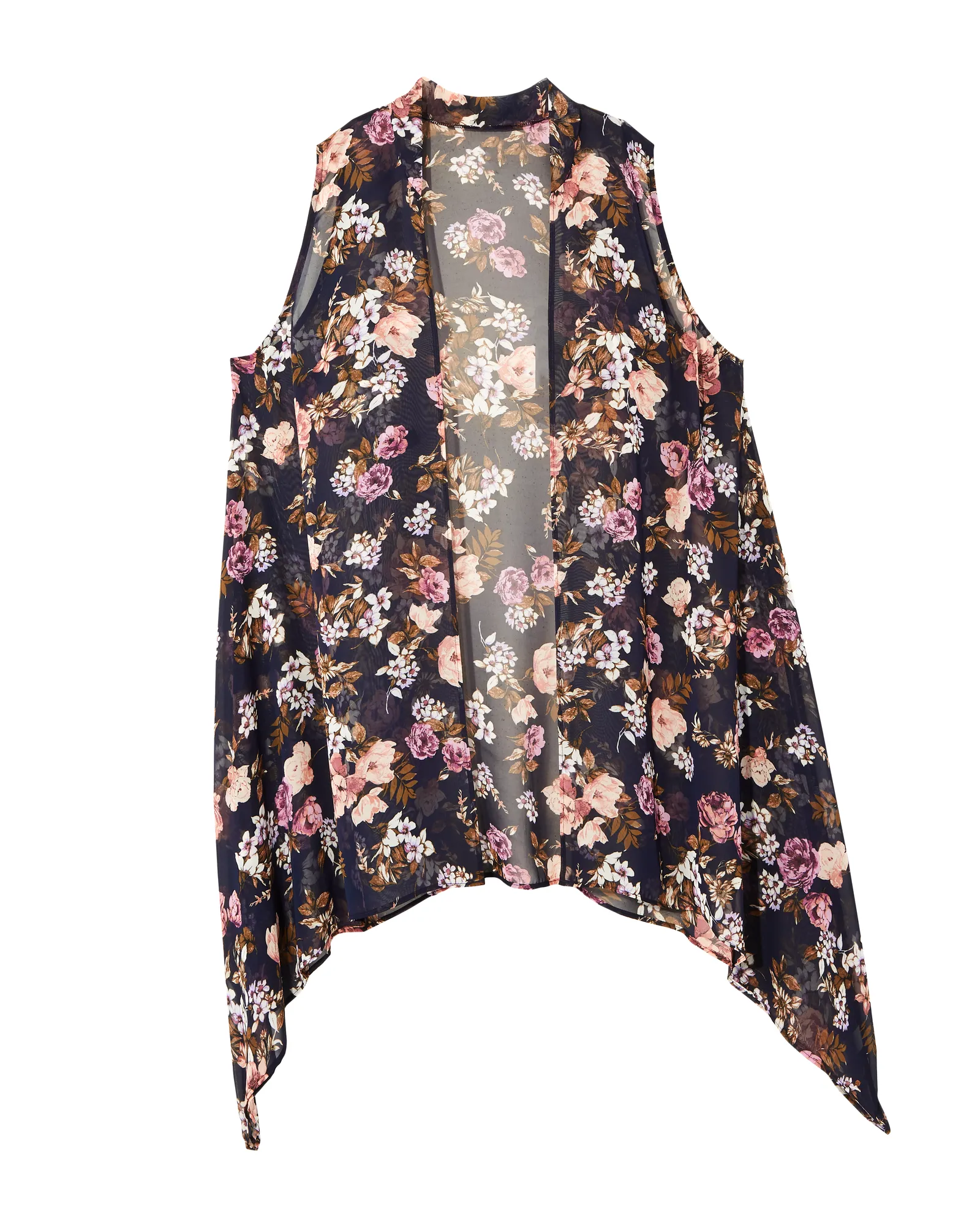 Quin Woven Vest | Navy / Lilac