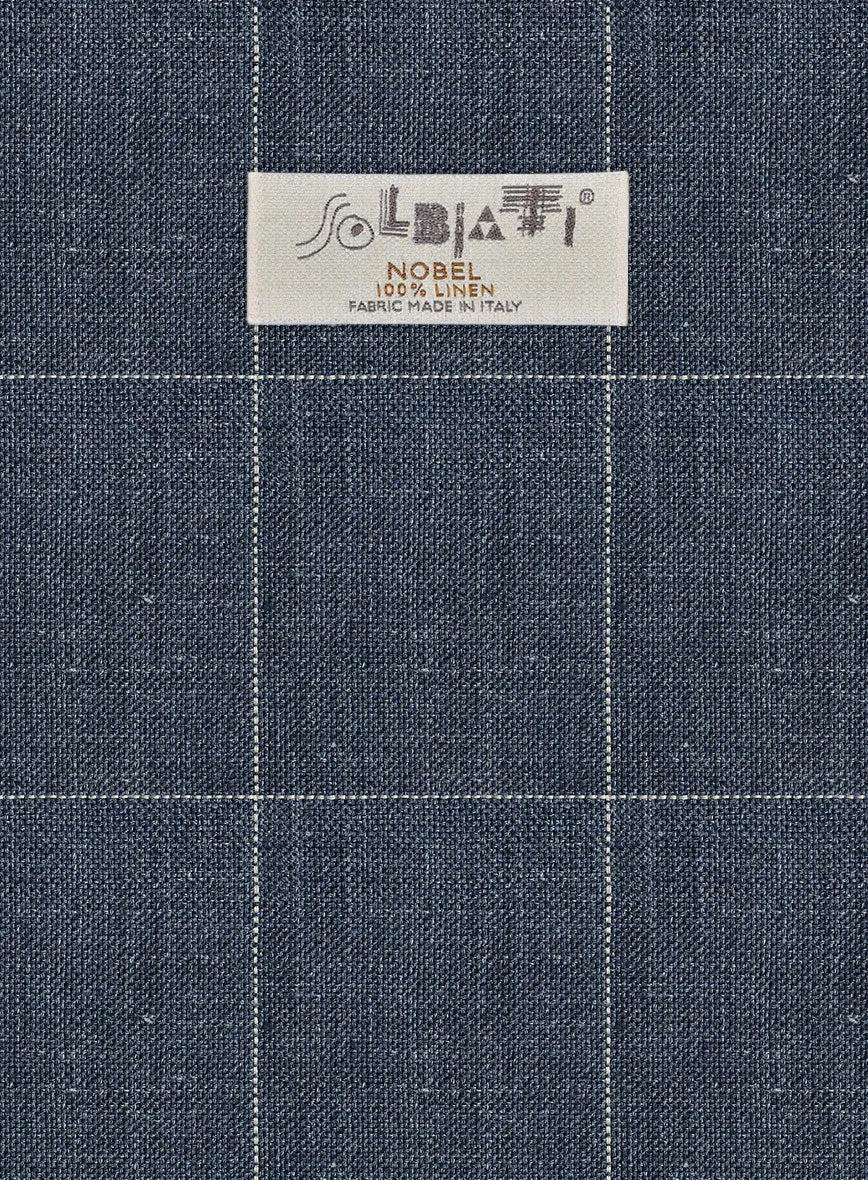 Solbiati Piazza Indigo Linen Jacket