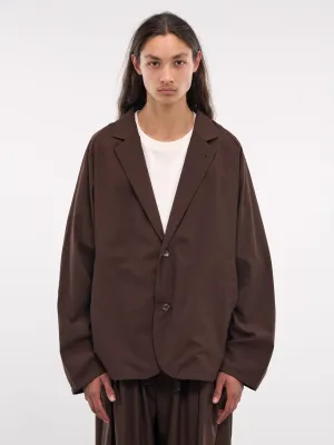 Unstructured Blazer (SLEC-2BJK-BRW-BROWN)